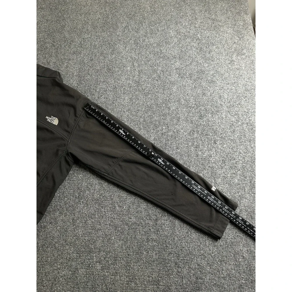 Mens The North Face WindWall Black Softshell Full Zip Jacket, Size XL